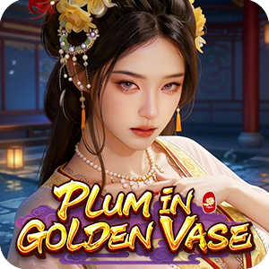 Plum in Golden Vase Hot Pick KISS711